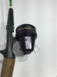 ZEBCO CENTENNIAL ROD & COUNTRY MILE 6 REEL For parts or not working